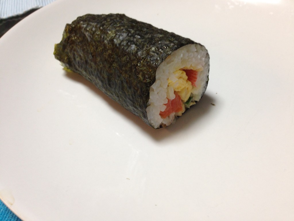 恵方巻き作成大変だった